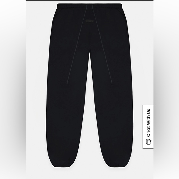 Fear of God Essentials Jet Black Sweatpants - Picture 6 of 8